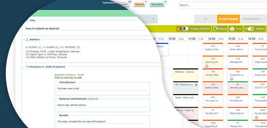 Abstracts and program management